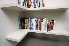 corner angled floating shelves by custom carpentry uk 1000 ikea flat screen tv wall mount