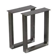 W5033e2 Bench Legs U Shape 2 Pack Narrow Coffee Table Legs By Rusty Design Coffee Table Legs Metal Narrow Coffee Table Coffee Table Legs