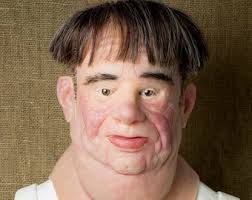 Handgemachte Silikon Halloween Maske, Menschliche Maske ""Joseph"""