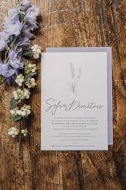 Lavender Themed Invitation Suite Wedding Event Planner Wedding Greek Wedding Traditions