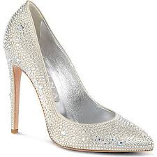 Gina Alfie Court Shoes Silver Shoes Wedding Shoes Silver Shoes