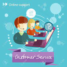 Use our free call website to make a phone call online to. Customer Service Representative At Computer In Headset Online Support Cartoon Phone Operator Individual Approach Support Centerand Customer Support Interactivity In Flat Design Concept Royalty Free Cliparts Vectors And Stock Illustration Image