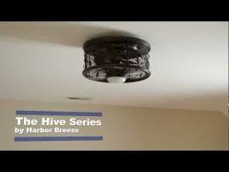 The Hive Series By Harbor Breeze Small Room Ceiling Fans Low Ceiling Fans Ceiling Fan