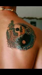 Yin Yang Tattoos For Men Tattoos For Guys Yin Yang Tattoos Nature Tattoos