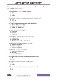 Antarctica Continent Printable Worksheets Geography Worksheets Printable Worksheets Super Teacher Worksheets