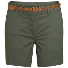 Bermudas für damen sind eine sportliche alternative zu sommerlichen kleidern oder röcken. Damen Shorts Mit Geflochtenem Gurtel Ernsting S Family