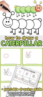 How To Draw A Caterpillar Step By Step Guide For Kids And Beginners Easy Peasy And Fun Drawing Lessons For Kids Basic Drawing For Kids Easy Drawings For Kids