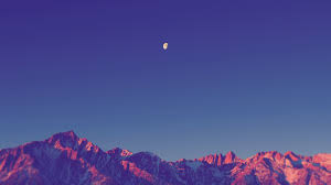 Moon And Mountains Wallpapers Top Free Moon And Mountains Backgrounds Wallpaperaccess