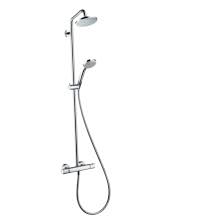 With the ibox universal, the mixer technology is concealed in the wall. Hansgrohe Croma 160 Exposed Bar Shower Mixer Valve With Fixed Head Drencher 27135000 Plumbinbits