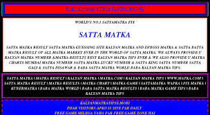 did you know satta matka is played worldwide kalyan matka