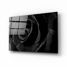 Get 5% in rewards with club o! Black Rose Tempered Glass Printing Wall Art Natural And Etsy In 2021 Glass Printing Extra Large Wall Art Wall Art Prints