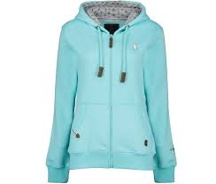 Nach dem workout hält sie dank der angerauten. Inselleben Damen Sweatjacke Flauten Uschi Unifarben