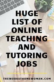 Work From Home With These Online Teaching Jobs Online Teaching Jobs Online Teaching Teaching Jobs