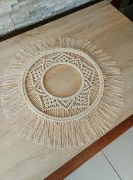 Bohemian macrame wall hanging diy pinterest bathroom mirror. Round Macrame Wall Hanging Hoop Macrame Macrame Mandala Etsy Macrame Wall Hanging Macrame Mandala Round Macrame Wall Hanging