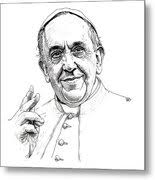 Pope Francis #1 Art Print by Peter Farago