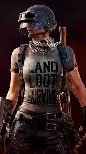 Pubg Girl Land Loot Survive 4k Ultra Hd Mobile Wallpaper