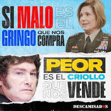 Arturo Jauretche en el siglo pasado lo decía muy claro : "Si malo es el  gringo que nos compra, peor es el criollo que nos vende"