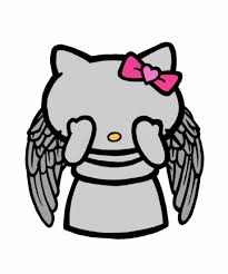 Mary and the angel gabriel. Hello Kitty Angel Dr Clipart Hello Kitty The Doctor Dr Who Weeping Angels Coloring Sheet Transparent Png Download 1115410 Vippng