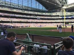 breakdown of the miller park seating chart milwaukee brewers