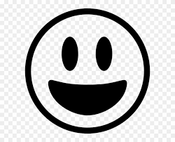 Maybe you would like to learn more about one of these? Black Smiley Face Emoticon Smiling Emoji Black And White Free Transparent Png Clipart Images Download