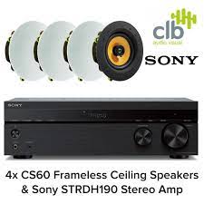 Today is the age of minimalism. Sony Home Hi Fi Sound System With Bluetooth 4x Ceiling Speakers Inta Audio From Inta Audio Uk