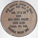 1990, RED RIVER VALLEY COIN CLUB 30th Show, Fargo, North Dakota ...