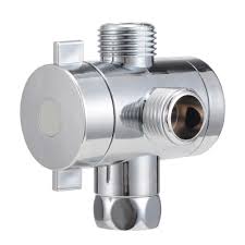 1 2 3 Way T Adapter Diverter Valve Adjustable Shower Head Arm Mounted Diverter Valve Bath Adjustable Shower Head Shower Heads Adjustable Shower Arm