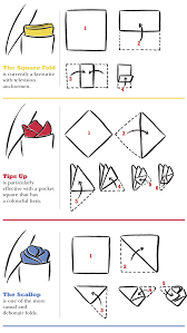 Fold the entire length in half. How To Fold Pocket Squares From Harry Rosen Pocket Square Folds Pocket Square Styles Pocket Square