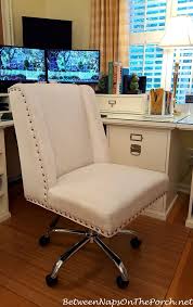 We are not talking about another desk chair with wheels, we are making a statement. A New Chair For My Home Office Upholstered Office Chair Home Office Chairs Office Chair