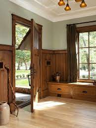 Arts And Crafts Entry Design Ideas Pictures Remodel And Decor Craftsman Style Interiors Craftsman Interior Remodel Bedroom