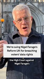 We're joining forces with 58 of our supporters in a High Court legal action  against Nigel Farage's far right Reform UK. They claim to be the voice of  the people, but when