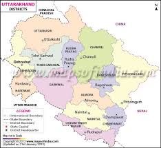 The comprehensive map of uttarakhand gives you information regarding different aspects of the state of uttarakhand. Map Showing All The Districts Of Uttarakhand Map Uttarakhand India Map