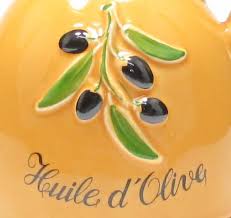 Vintage Revol France La Porcelaine Huile D Olive Dispenser Olive Oil Jug Vintage Kitchen Decor Items