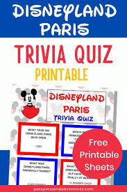 Rd.com knowledge facts consider yourself a film aficionado? Disneyland Paris Trivia Quiz Free Printable