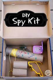 Diy Spy Kit In A Box Spy Kit Spy Kids Spy Gear For Kids