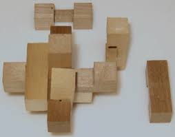 Click on a block to get a popup menu. Miyako Wooden Puzzle Copyright J A Storer