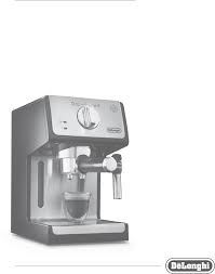 Enjoy barista quality espresso drinks; User Manual Delonghi Ecp 33 21 English 22 Pages