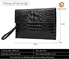 Ví cầm tay nam, clutch nam hàng hiệu da cá sấu - OSP0262