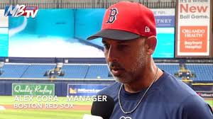 Alex Cora dirigente puertorriqueño de los Medias Rojas de Boston nos habla  sobre el desempeño del equipo, las lesiones y de algunos jugadores  jugadores jóvenes que se han destacado esta temporada. , ...