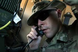 U.S. Army Pfc. Christopher Johns of the 56th Signal