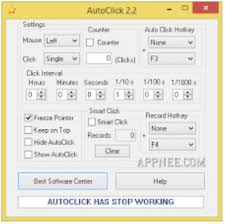 Jan 01, 2021 · just download auto clicker latest version for windows operating systems and fulfill the need of repetitive mouse clicks. Gs Auto Clicker Efficient Mouse Click Tool For Computer And Game
