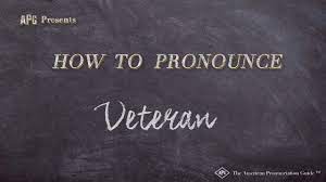 Record yourself saying 'veterans' in full sentences, then watch yourself and listen.you'll be able to mark your mistakes quite easily. How To Pronounce Veteran Veteran Pronunciation Youtube