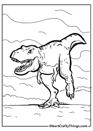 Coloring can be hours of fun and creating beautiful works of art is all about being prepared. Tyrannosaurus Coloring Pages Updated 2021