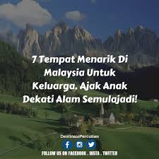 No15 jalan teluk belanga 10/1 seksyen 10, shah alam, 40100, malaysia. 7 Tempat Menarik Di Malaysia Untuk Destinasi Percutian Facebook