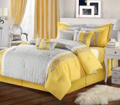 I'm more of a fan of the muted yellows, but any shade of gray. Grey White Yellow Bedroom Ideas Novocom Top