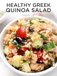 The Best Quinoa Greek Salad High Protein Vegan Simply Quinoa Recipe Greek Salad Greek Salad Recipes Quinoa Recipes Easy