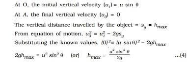 For such a projectile with an initial vertical velocity of 39.2 m/s, it would take 4 seconds for it to reach the peak where its vertical velocity is 0 m/s. Motion Of A Projectile Projected At An Angle With The Horizontal Oblique Projection