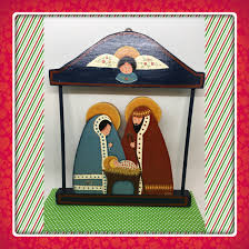 Get it as soon as mon, mar 1. Nativity Scene Wooden Handmade Hand Painted Vintage Holiday Christmas Jamscraftcloset