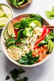 Vietnamese Noodle Salad Bun Bo Xao Recipe Asian Salad Recipe Vietnamese Noodles Vietnamese Noodle Salad