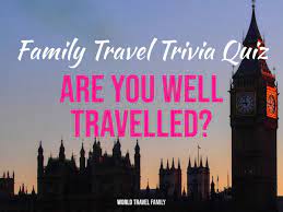 Tourism balances the country's economies, did you know, the travel industry of the uk offers how many jobs to their citizen? Family Travel Trivia Quiz Questions World Travel Family